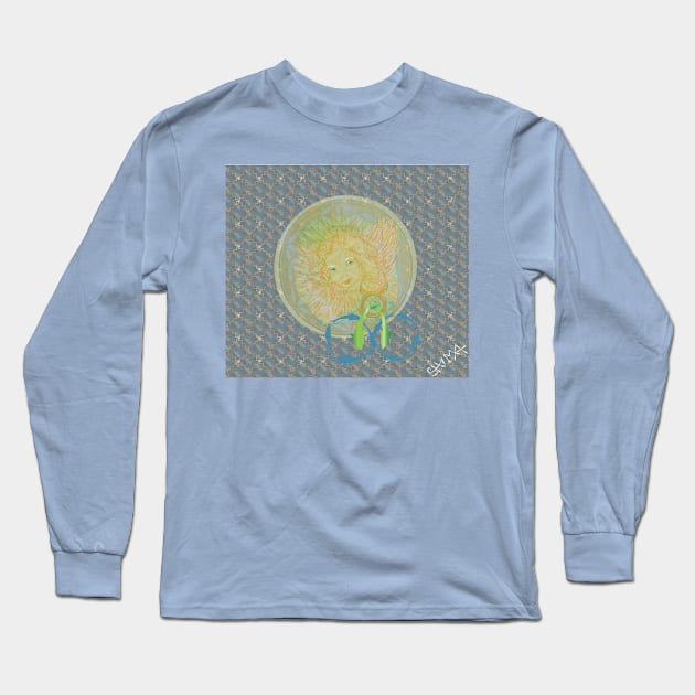 Angel child dolphins Long Sleeve T-Shirt by shimaart